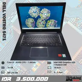 Dell Vostro 5471 - Core i5 - Gen 8 th - Ram 16 GB - SSD 256 GB
