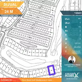 Tanah Kavling Raya bukit golf mediterania 20x40 meter 2 View Long Golf