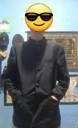 Jual jas hitam M ke L