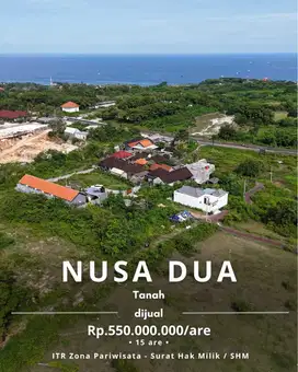 TANAH OCEAN VIEW DARI LANTAI 1 DEKAT HOTEL KEMPINSKI BALI