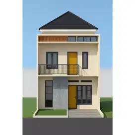 Special house 2 lantai 3 kamar tidur 1 kamar mandi free design