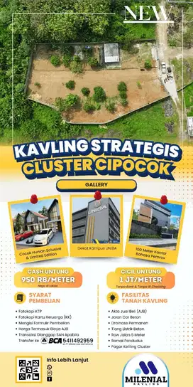 TANAH KAVLING MURAH CIPOCOK