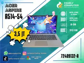ACER ASPIRE A514-54|INTEL CORE I3 11564|INTEL UHD GRAPHIC|8GB|512GB