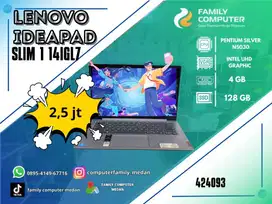 LENOVO IDEAPAD SLIM1 14IGL7| SSD128GB|RAM 4GB|CPU PENTIUM SILVER N5030