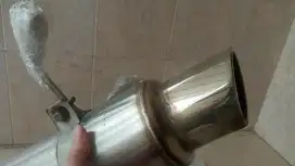 Knalpot racing stainless steel 1500cc