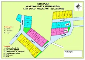 TANAH KAVLING KOST DAN HUNIAN DI PUSAT KOTA SERANG