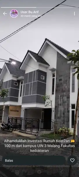 Dijual rumah kos eksklusif 6 kamar akses mobil