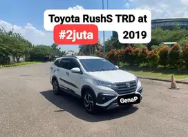 Toyota Rush S TRD at 2019 putih #2juta