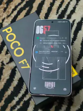 Poco f7 12/512gb lengkap bekas