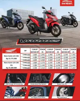 PROMO DP MOTOR BARU 
NEW VARIO 125 CBS 2025