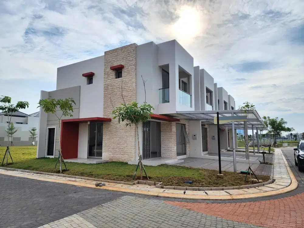 Rumah Tahap 1 PIK 2 6x15 Hoek 3+1KT Dekat Danau SHM Bisa KPR