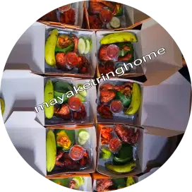 Nasi kotak di bandar Lampung praktis ekonomis rasa nikmat dan halal