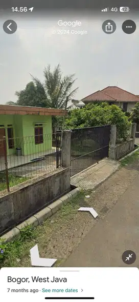 Jual Tanah dapat kontrakan di Dermaga IPB bogor
