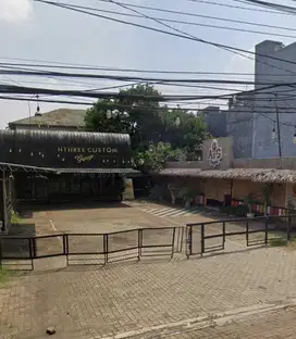 di Jual lahan Ex bengkel lokasi pinggir jalan di kota wisata cibubur