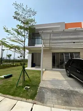 Disewa Rumah Cluster Springville PIK 2 8x10 Hoek 3+1KT Free 3 AC