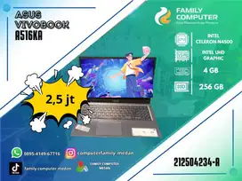 ASUS VIVOBOOK A516KA|INTEL CELERON N4500|INTEL UHD GRAPHIC|4GB|256GB