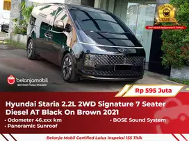 [ GARANSI 5TH ] Hyundai Staria 2.2L 2WD Signature 7Seater AT 2021/2022