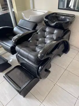 Kursi washbak keramas bekas ASIA fiber barbershop salon pangkas rambut