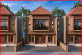 Dekat Kampus UII, Rumah Jogja di Jl. Besi Jangkang Model Bali Style