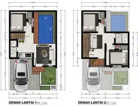 RUMAH DIJUAL KOTA WISATA BATU VILLA SIAP PASIF INCOME + PRIVATE POOL