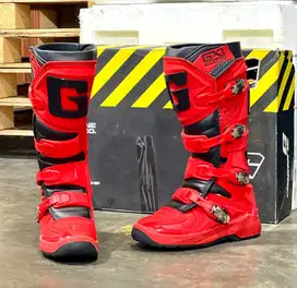Sepatu Adventure GAERNE GX1 EVO RED BLACK ORI ITALY BNIB Size Euro 41