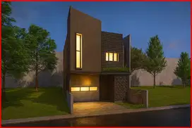 Dekat Kampus UGM, Rumah Jogja di Jakal Km. 12 Model Industrial Type 90