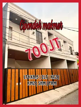 Wilson Termurah Rumah baru 2 lantai di cipondoh