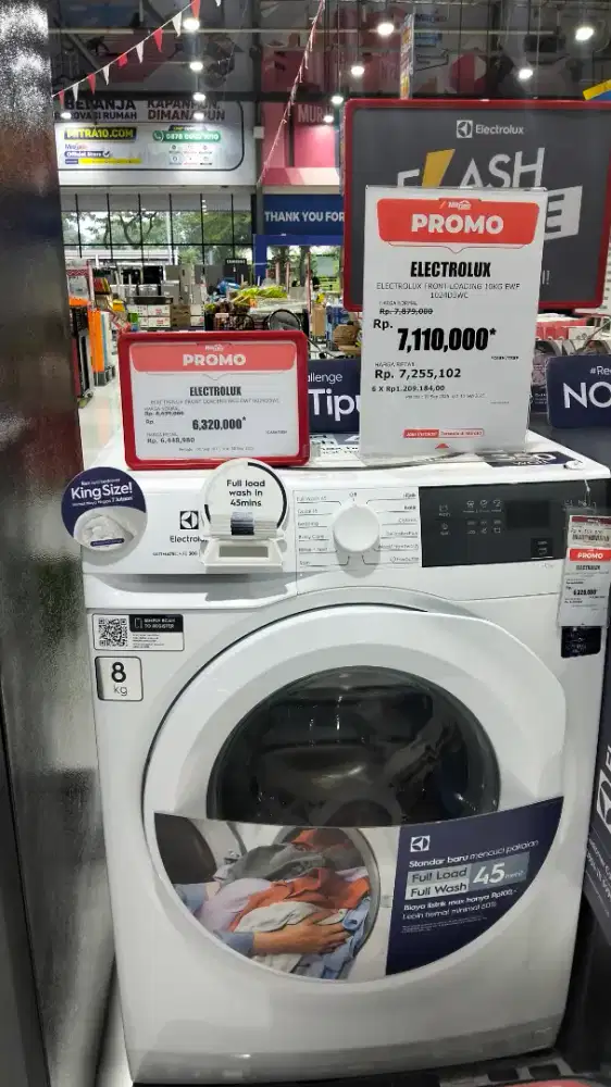 ELECTROLUX FRONT LOADING 8KG EWF 8024D3WC