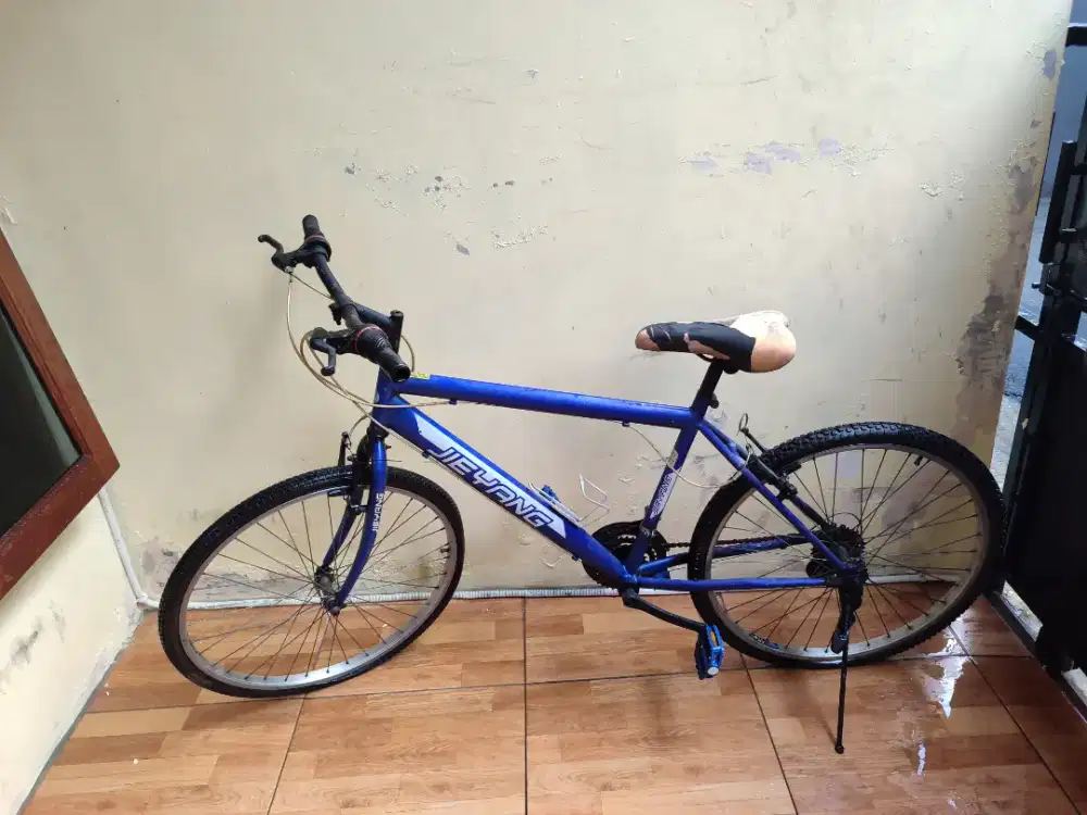 Sepeda JIEYANG Biru bekas minus