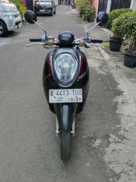 Honda Scoopy karbulator th 2013 plat 2027 mesin halus
