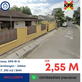 MP/LLG5975 LELANG 25 SEPTEMBER 2025 rumah komp DPR RI 3 Meruya Jakbar