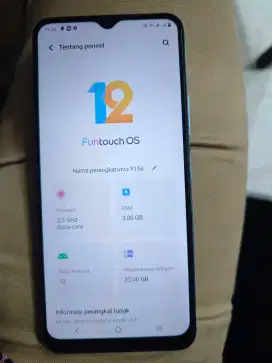 Vivo Y15S 3/32 MSih bgus no minus ORI semua NET