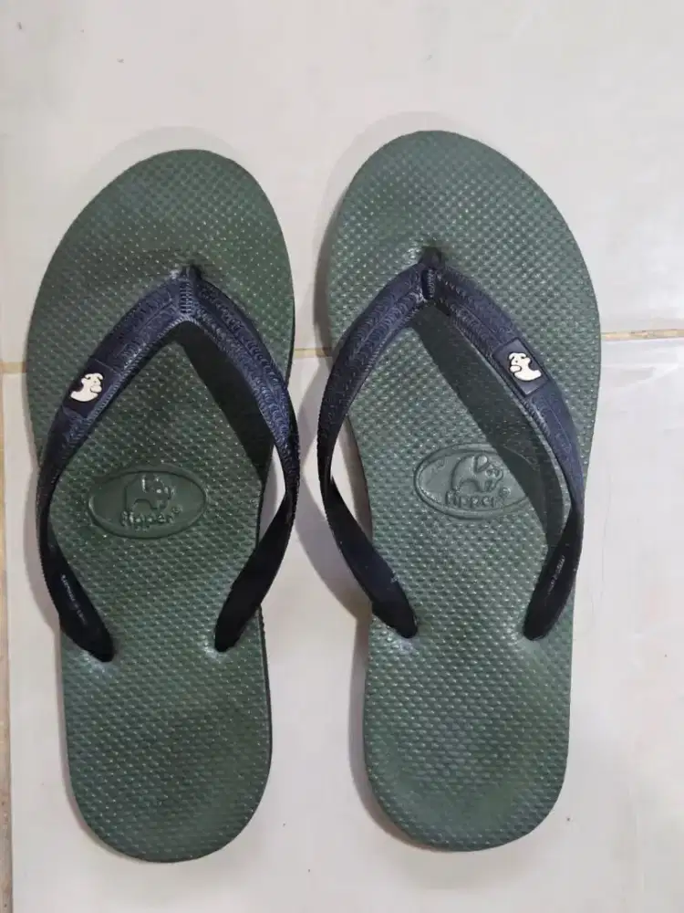 Dijual sandal merk FIPER warna hijau army