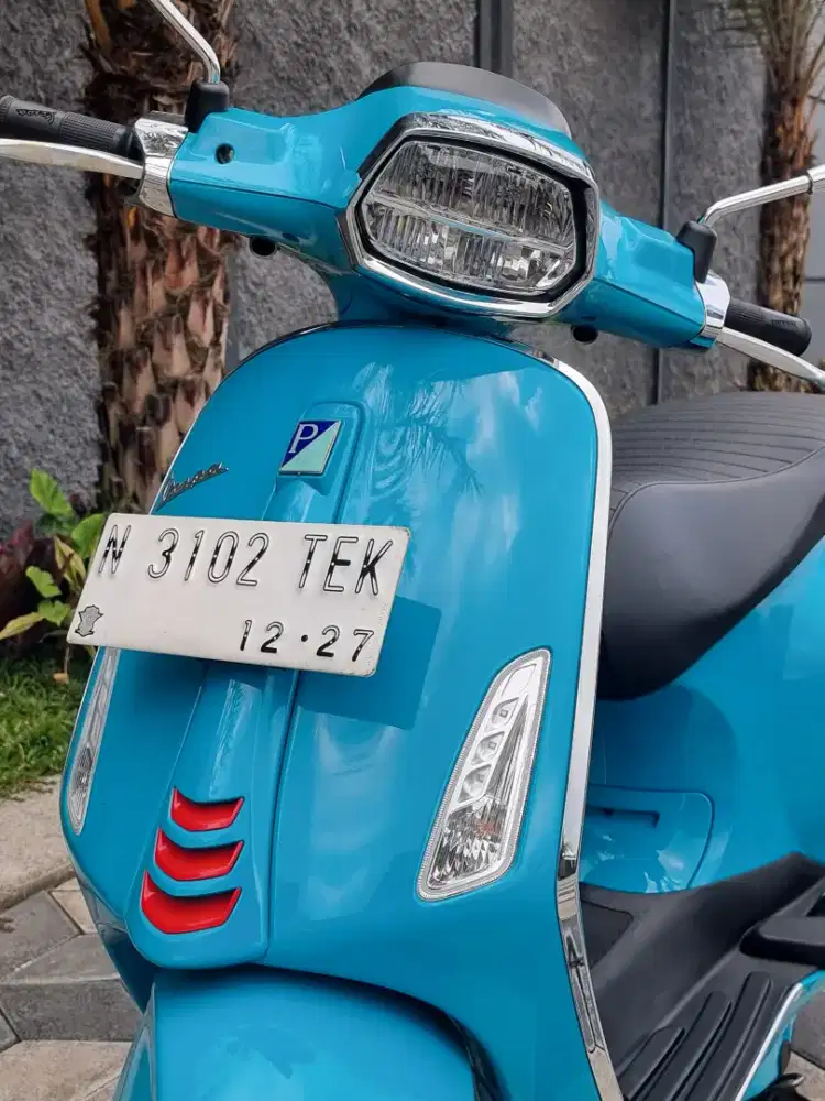 Vespa Sprint S ABS IGet 2022 Blue Audace Odo 2rb Jarang Pakai Koko Mot