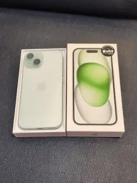 IPHONE 15 128GB GREEN GARANSI ON