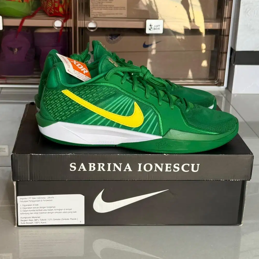 sepatu basket nike sabrina2 oregon eu44,5 NEW BNIB BARU original