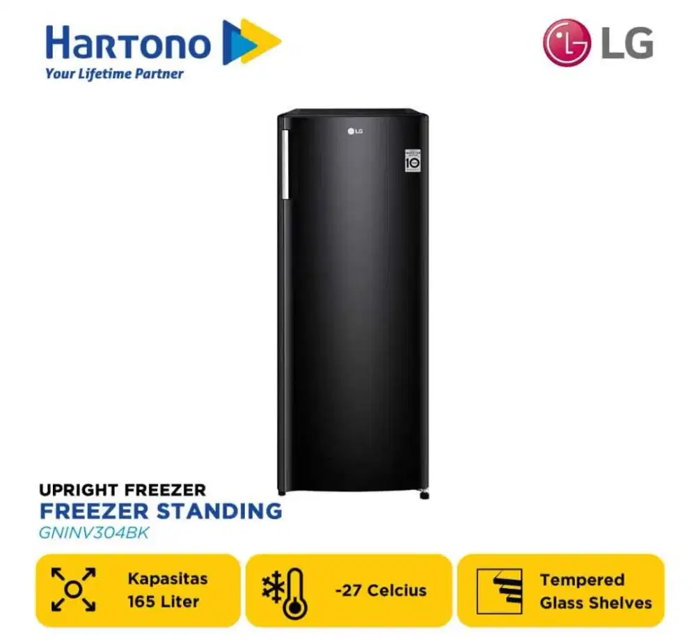 Kulkas Frezer LG 161L penyimpanan asi