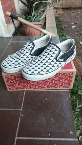 FOR SALE VANS CHECKERBOARD BLACK/TRUE W (MEN)