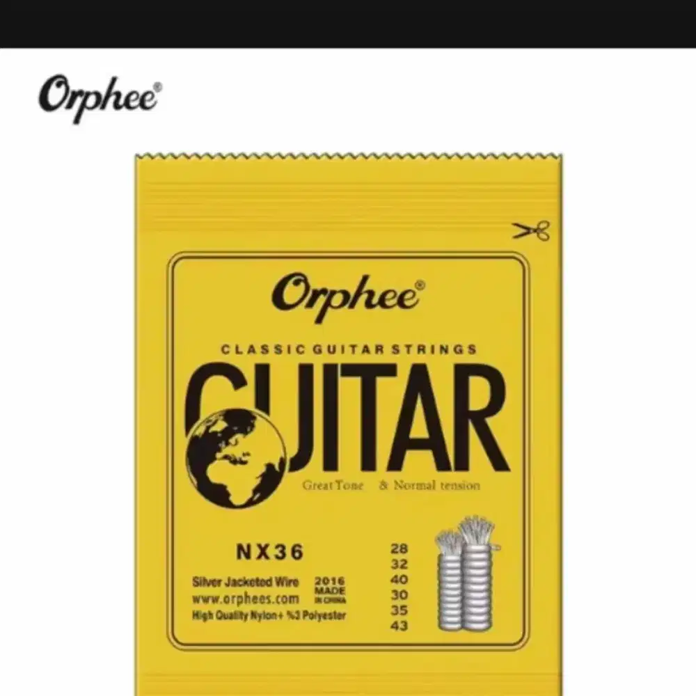 1 SET SENAR GITAR KLASIK NYLON ORPHEE NX