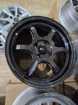 Velg black krom RG-D2 R16 pcd 4x100 lebar 7 et40