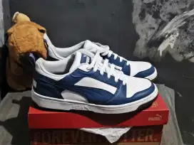 Sepatu Puma Rebound V6 Low Biru Ukuran 44