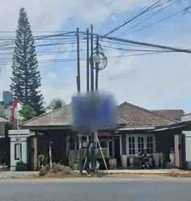 g036 Rumah Hitung Tanah di Raya Sengkaling Harga Miring