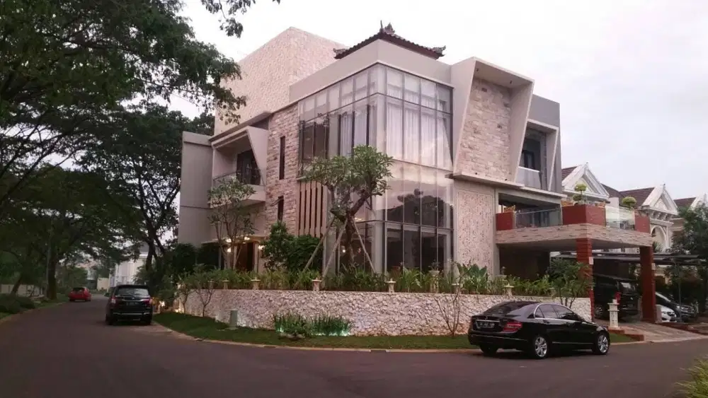 Dijual Rumah Unik Nuansa Bali Di Taman Tirta Golf BSD (CP : YOHANES )