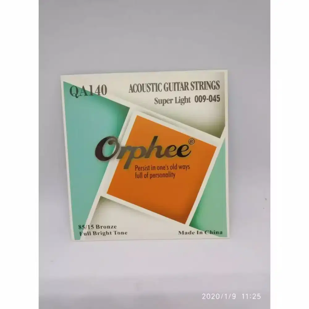 1 SET Senar Gitar Akustik Elektrik
merk ORPHEE