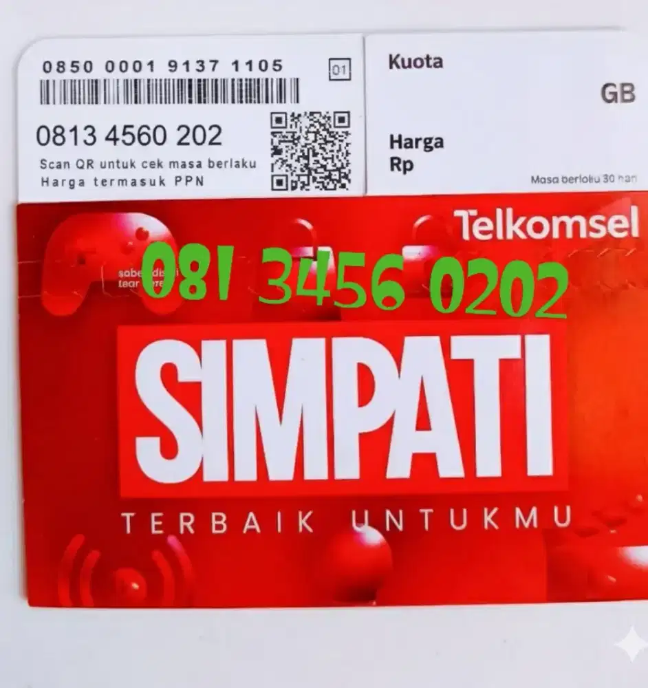 Simpati cantik  11 digit