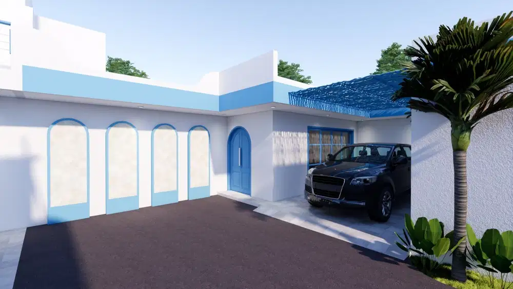 PRESALE ST TAVIA 3 VILLA, GAYA SANTORINI DEKAT PANTAI MELASTI FOR SALE