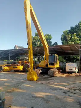 excavator komatsu pc200 long arm , tahun 2018