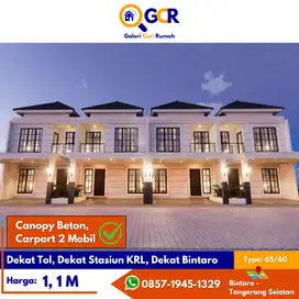 Rumah 2 Lantai Di Bintaro Harga 1 M, Lokasi Strategis Design Mewah.