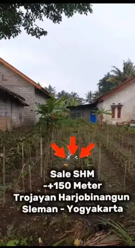 Tanah pekarangan di jual