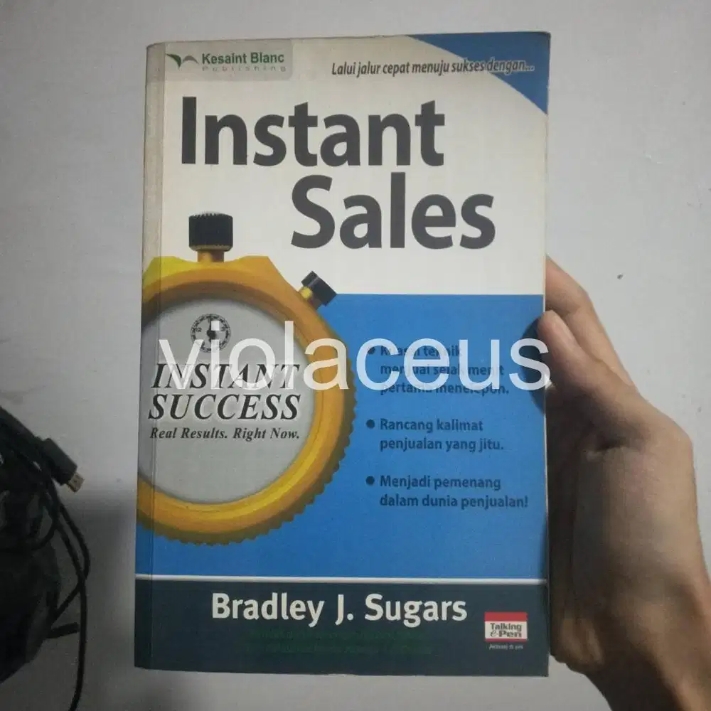 Instant Sales - Bradley J. Sugars - Preloved Prelove Preloves